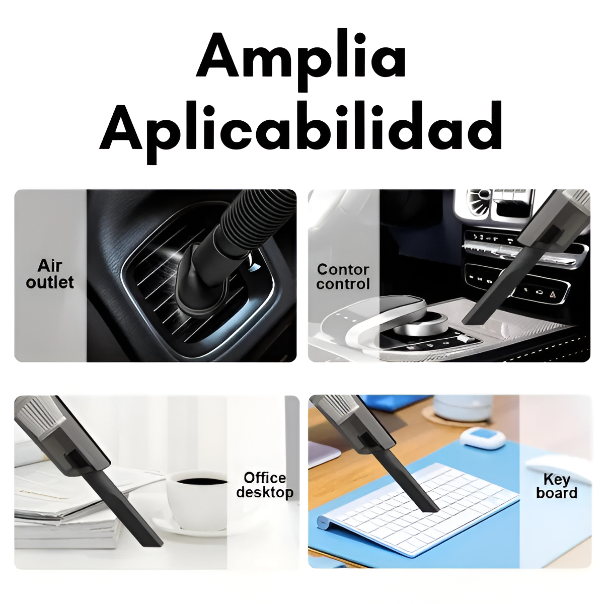 Airlux™ Aspirador Portátil Para Coche